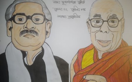 বঙ্গবন্ধু ও একজন দালাইলামা