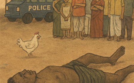 একাঙ্কিকায় ছাতো চোর মরে পড়ে আছে